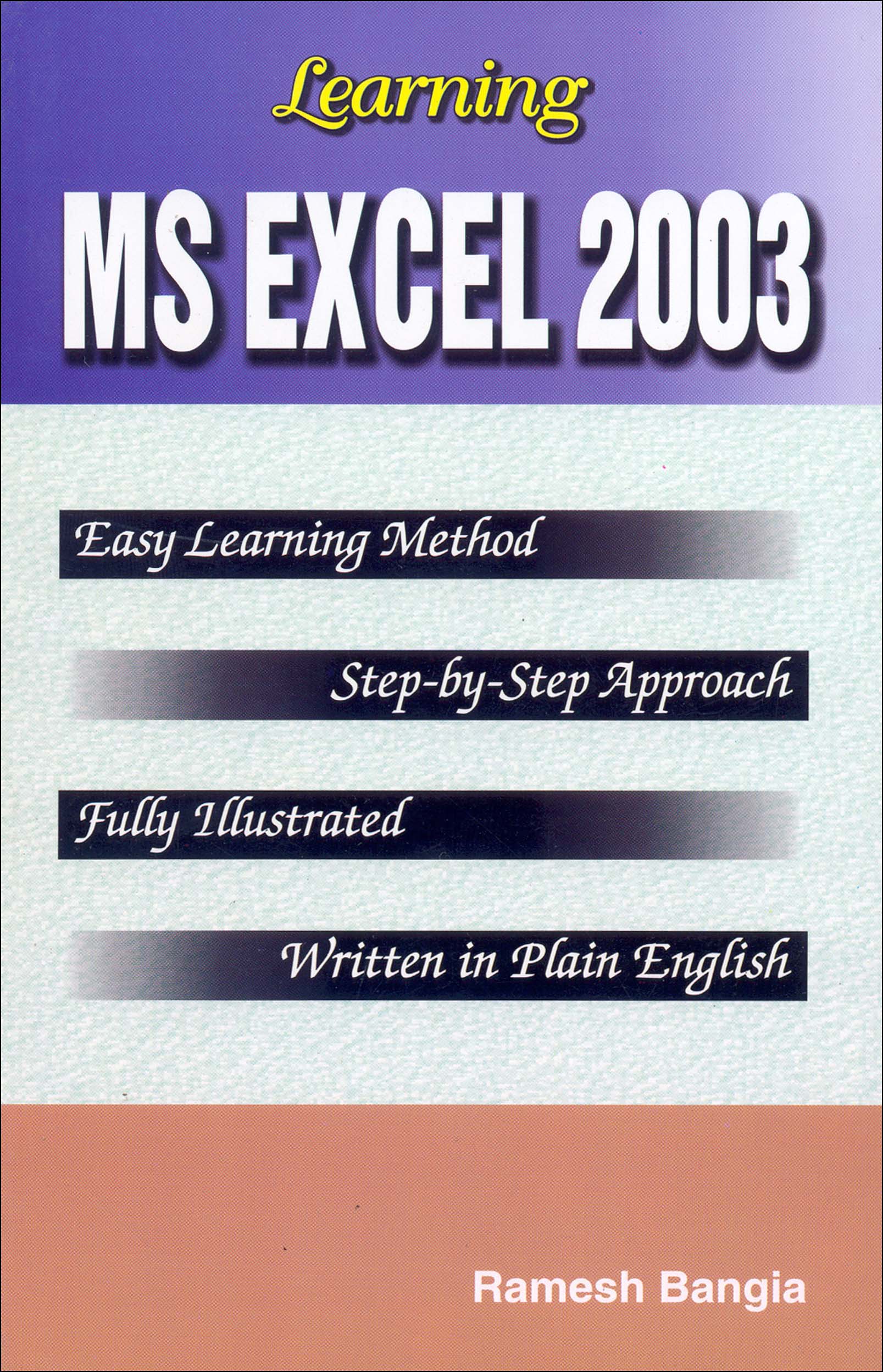 Learning MS Excel 2003