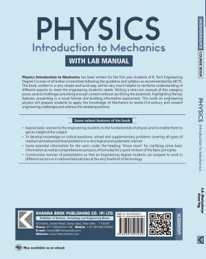 Physics (Introduction to Mechanics) (with Lab Manual) (English)