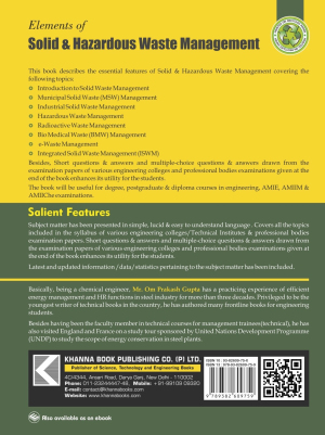 Elements of  Solid & Hazardous Waste Management