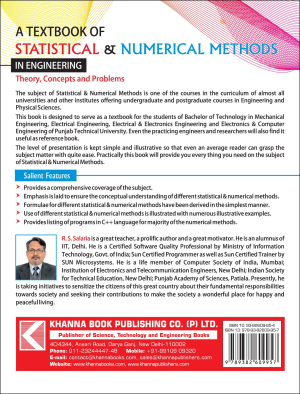 A Textbook of Statistical & Numerical Methods in Engineering