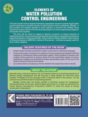 Elements of Water Pollution Control Engineering