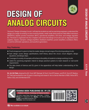 Design of Analog Circuits